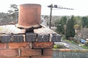 Repairing a chimney stack brickwork in Poulton-le-Fylde